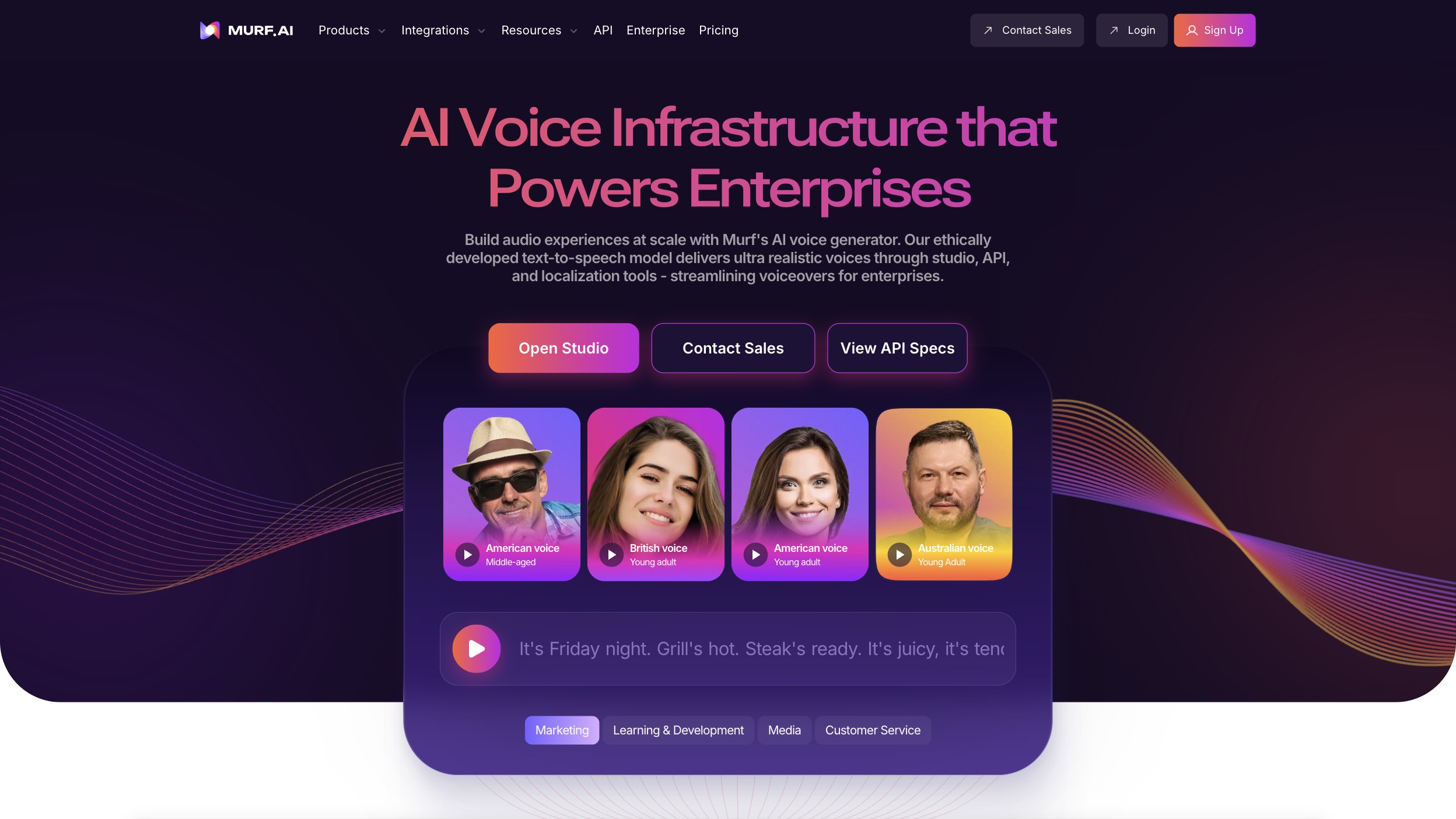 Murf AI screenshot