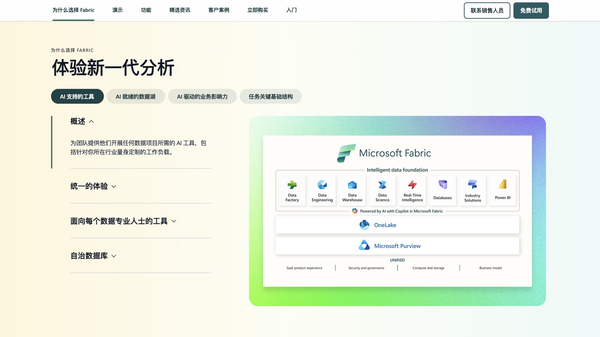 Microsoft Fabric screenshot