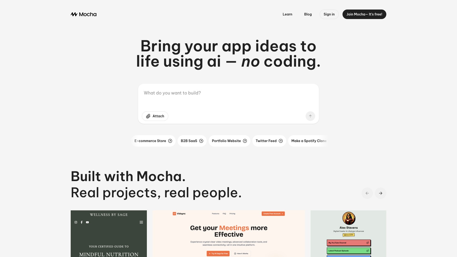 Mocha screenshot