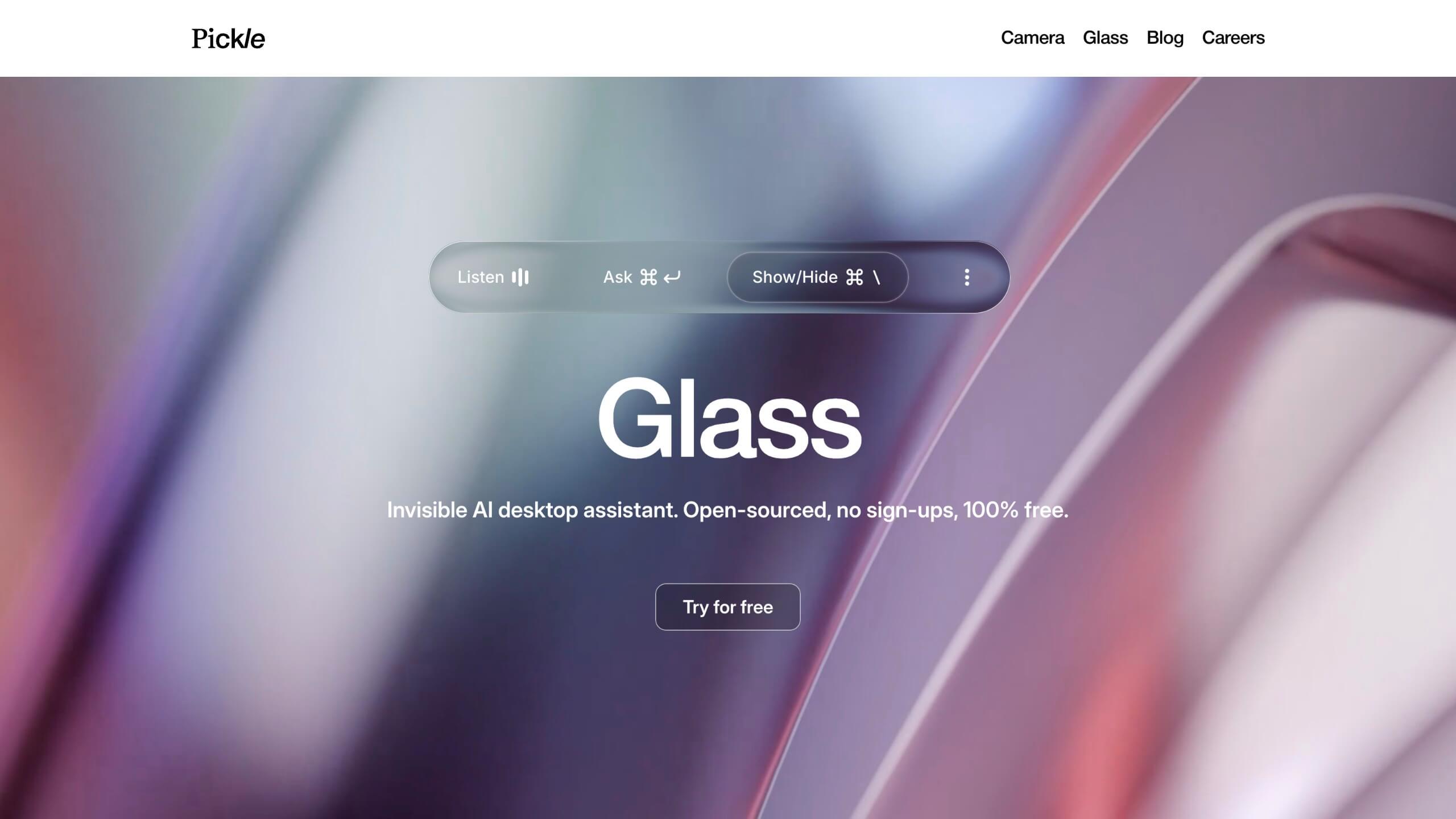 Glass screenshot