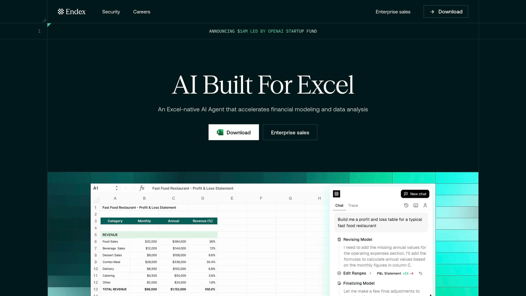 Endex screenshot