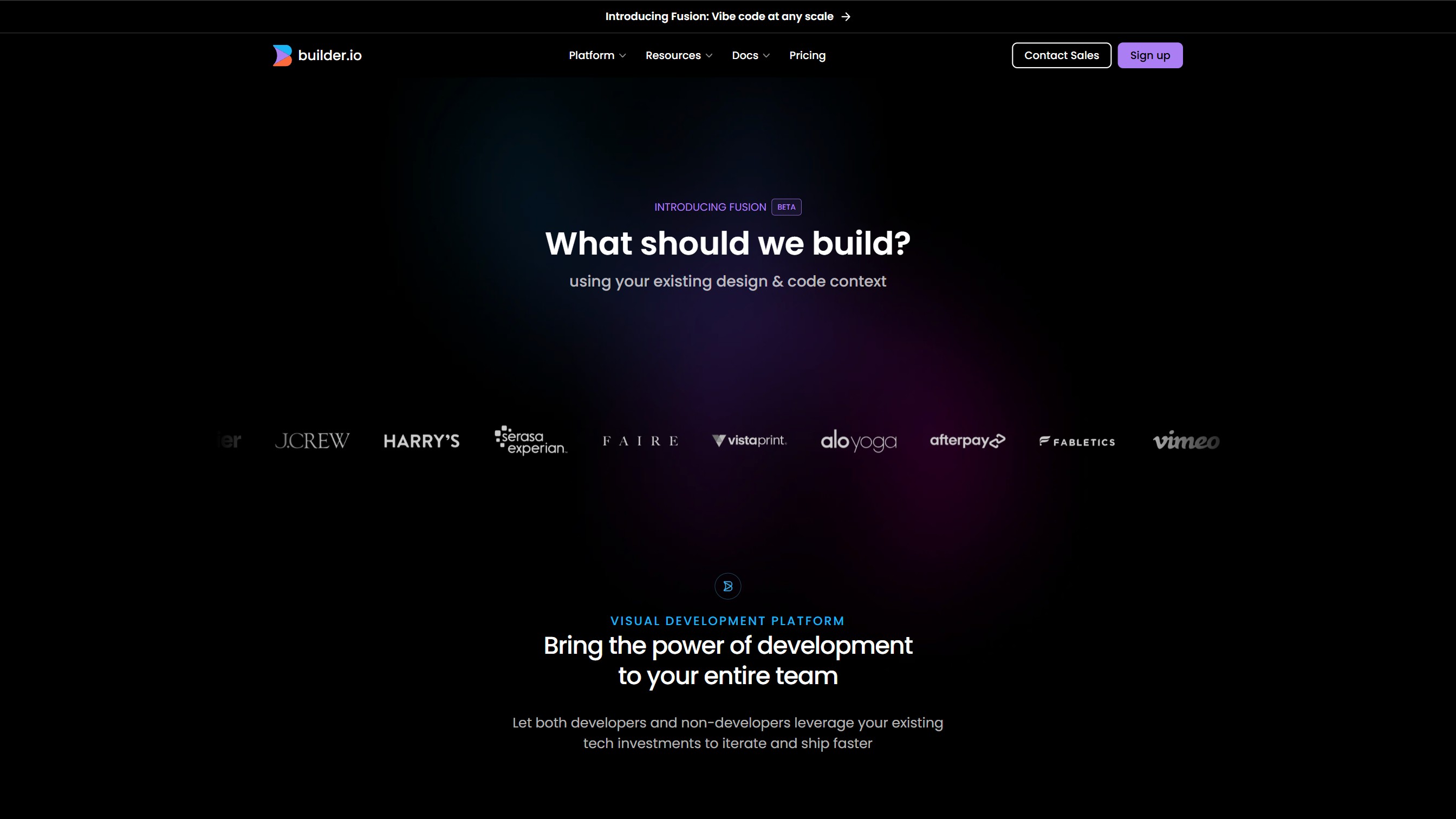 Builder.io截图