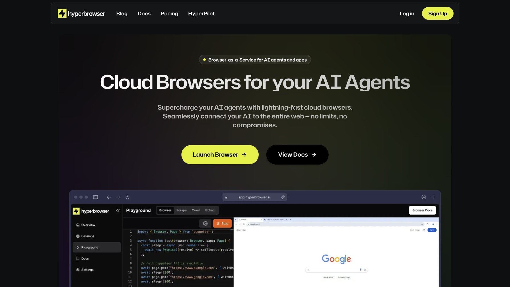 Hyperbrowser screenshot