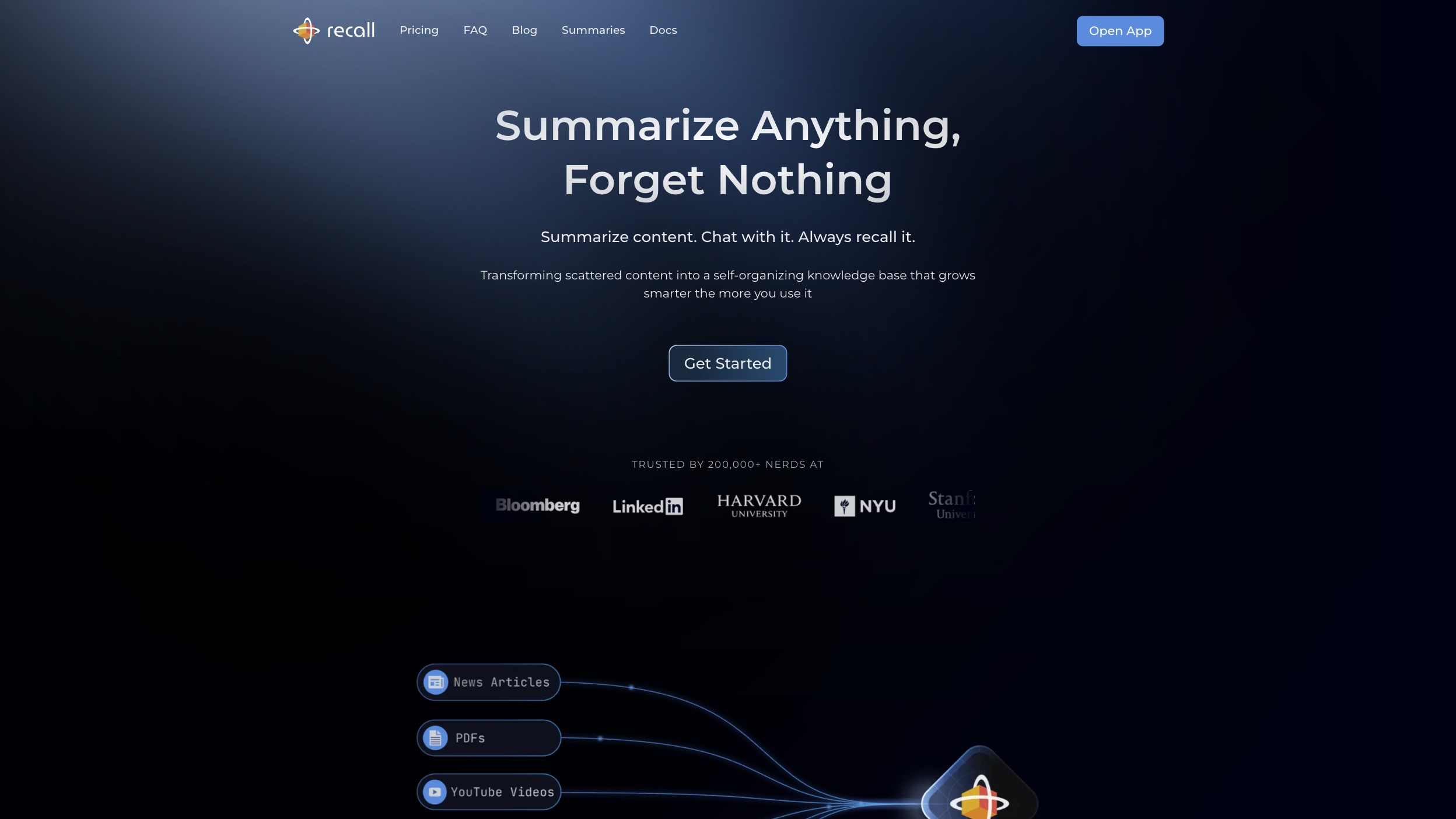 Recall screenshot