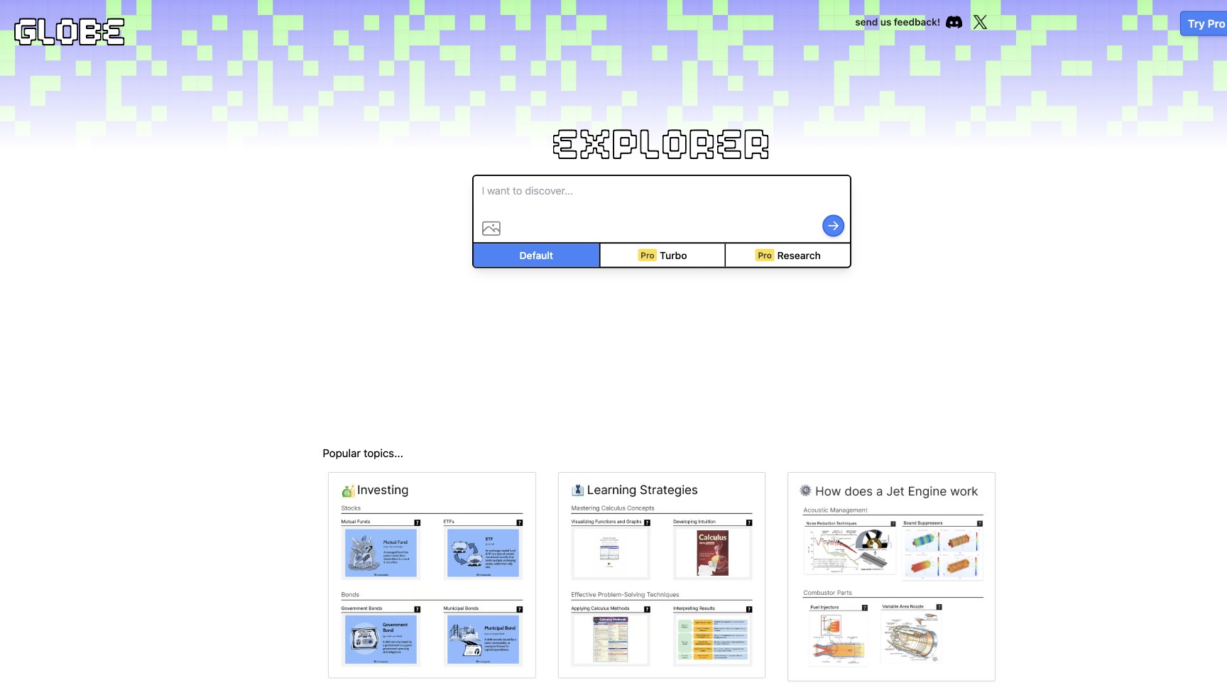 Globe Explorer screenshot