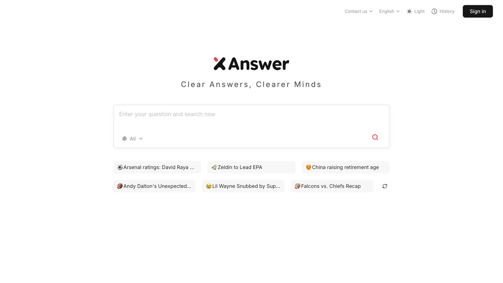 XAnswer screenshot