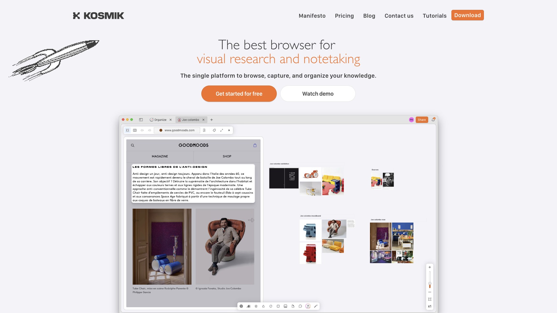 Kosmik screenshot