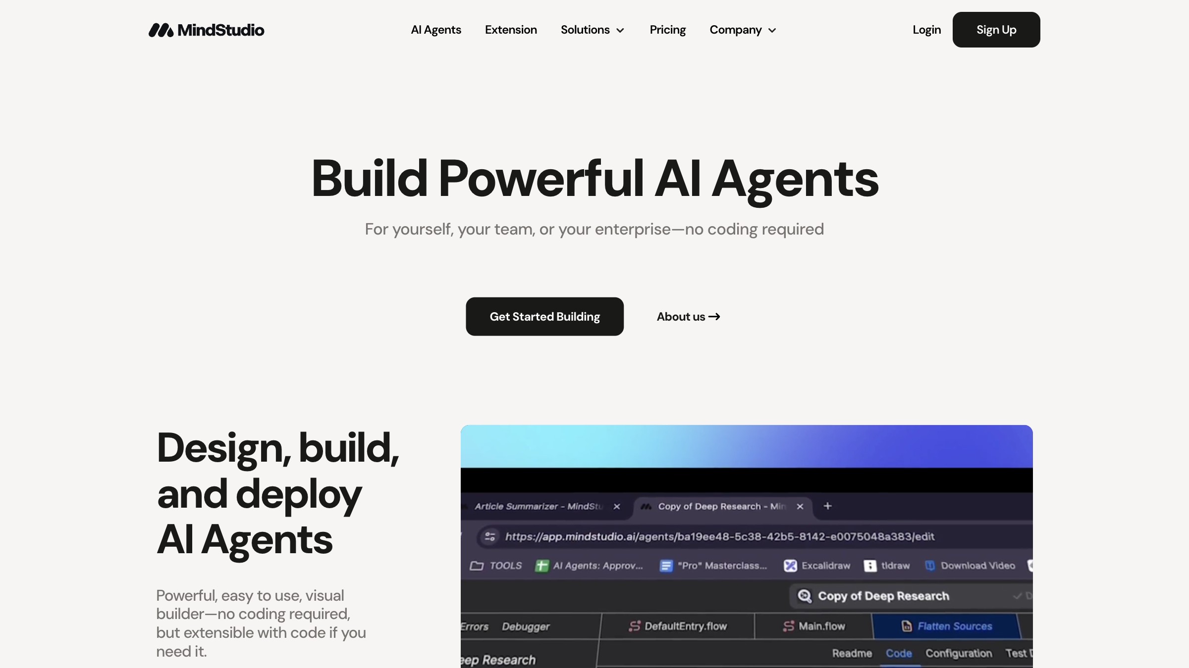 MindStudio screenshot