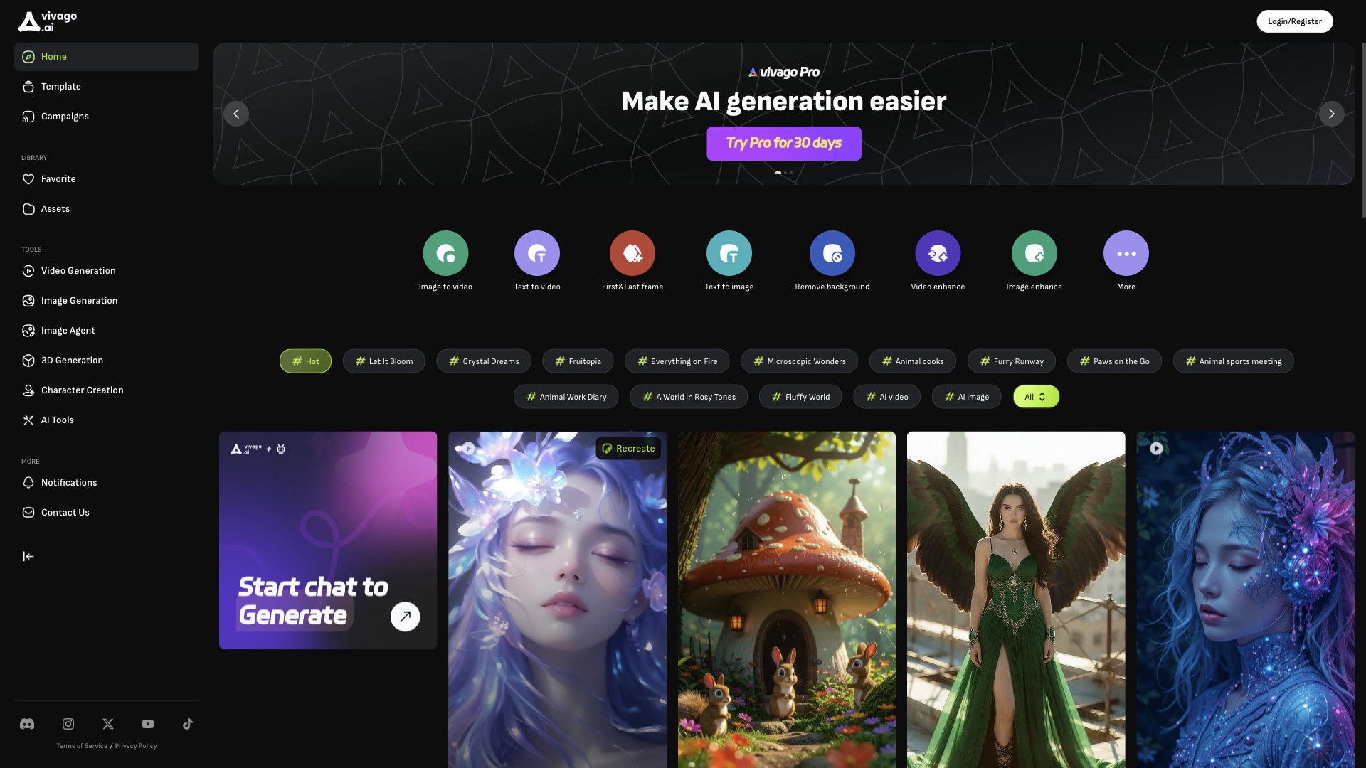 vivago.ai screenshot