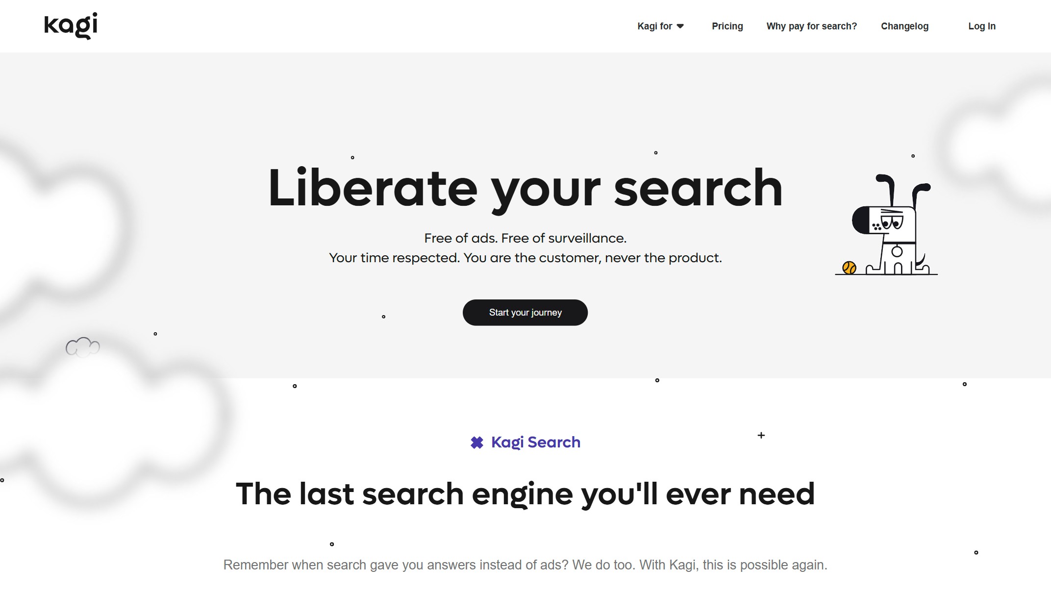 Kagi Search screenshot