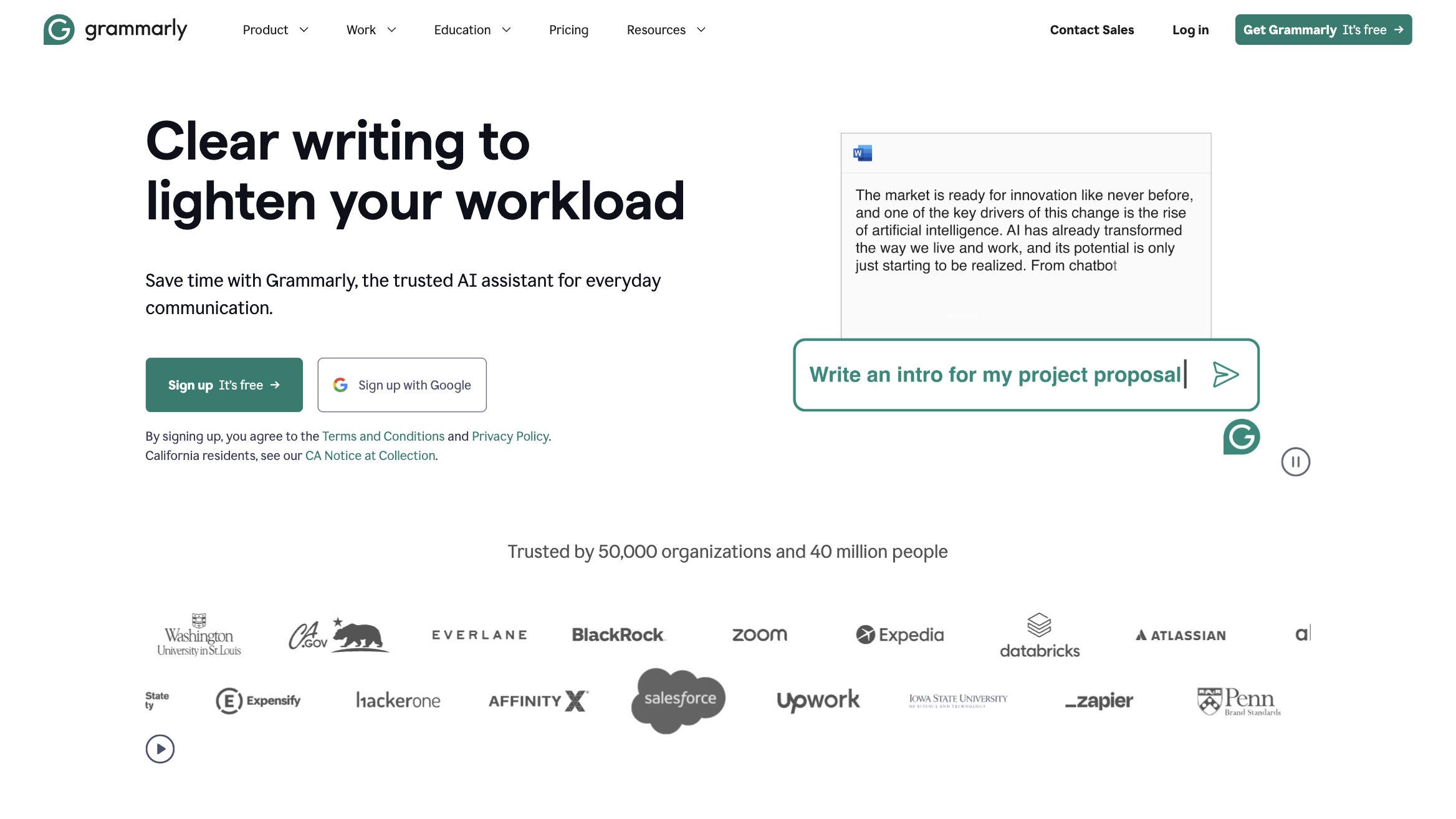 Grammarly screenshot