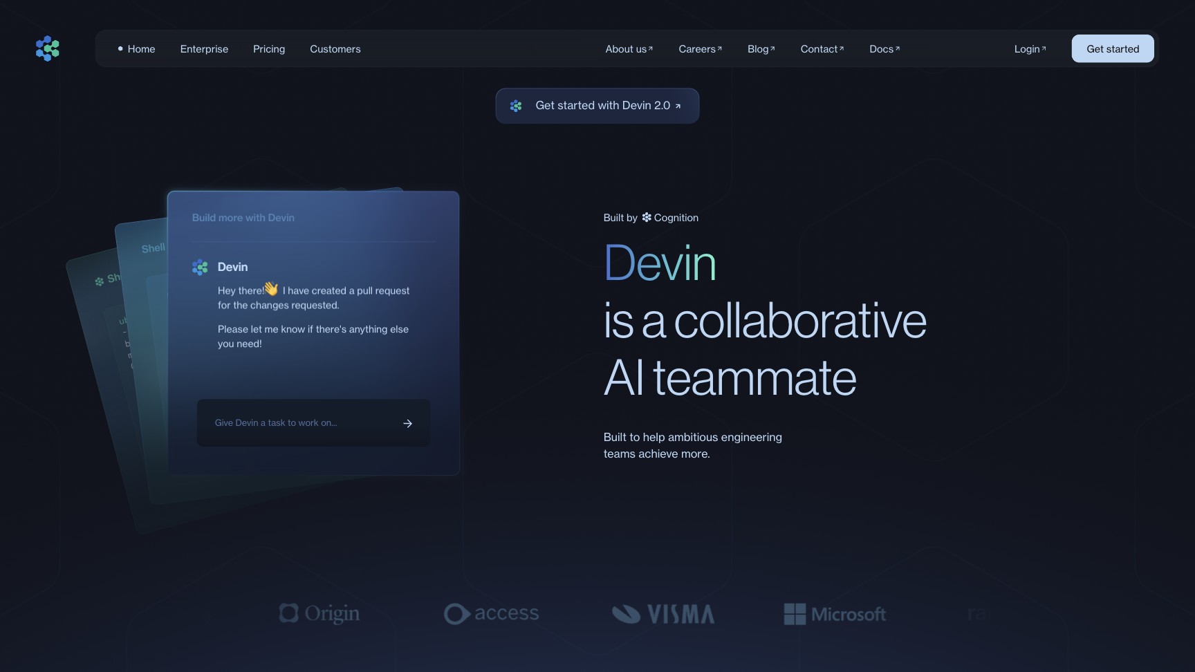 Devin screenshot