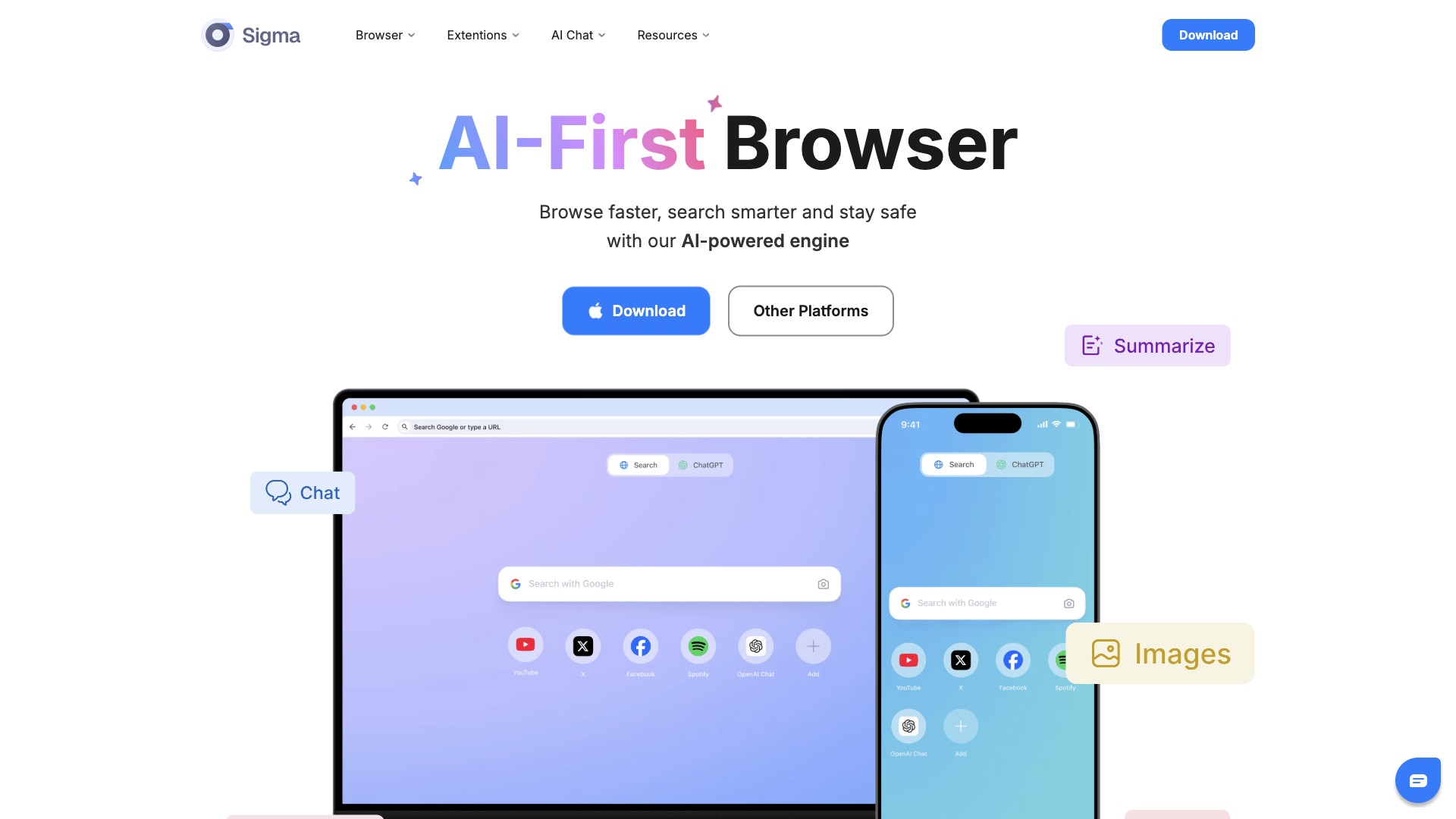 Sigma screenshot
