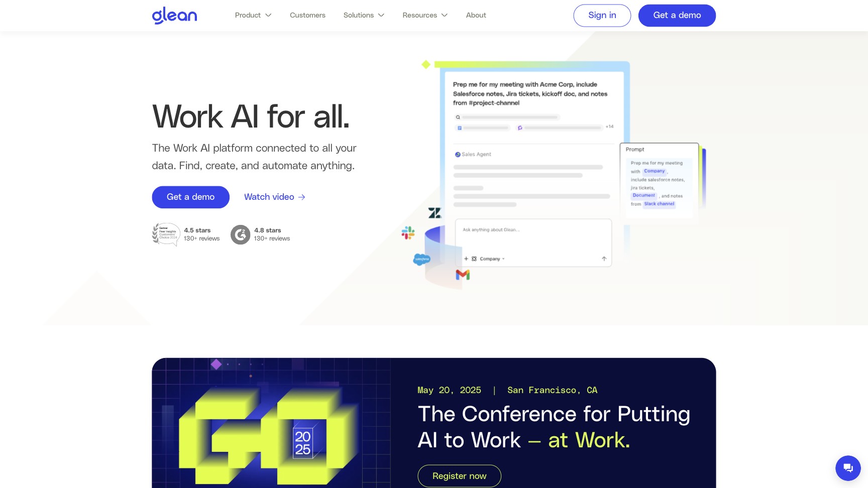 Glean screenshot