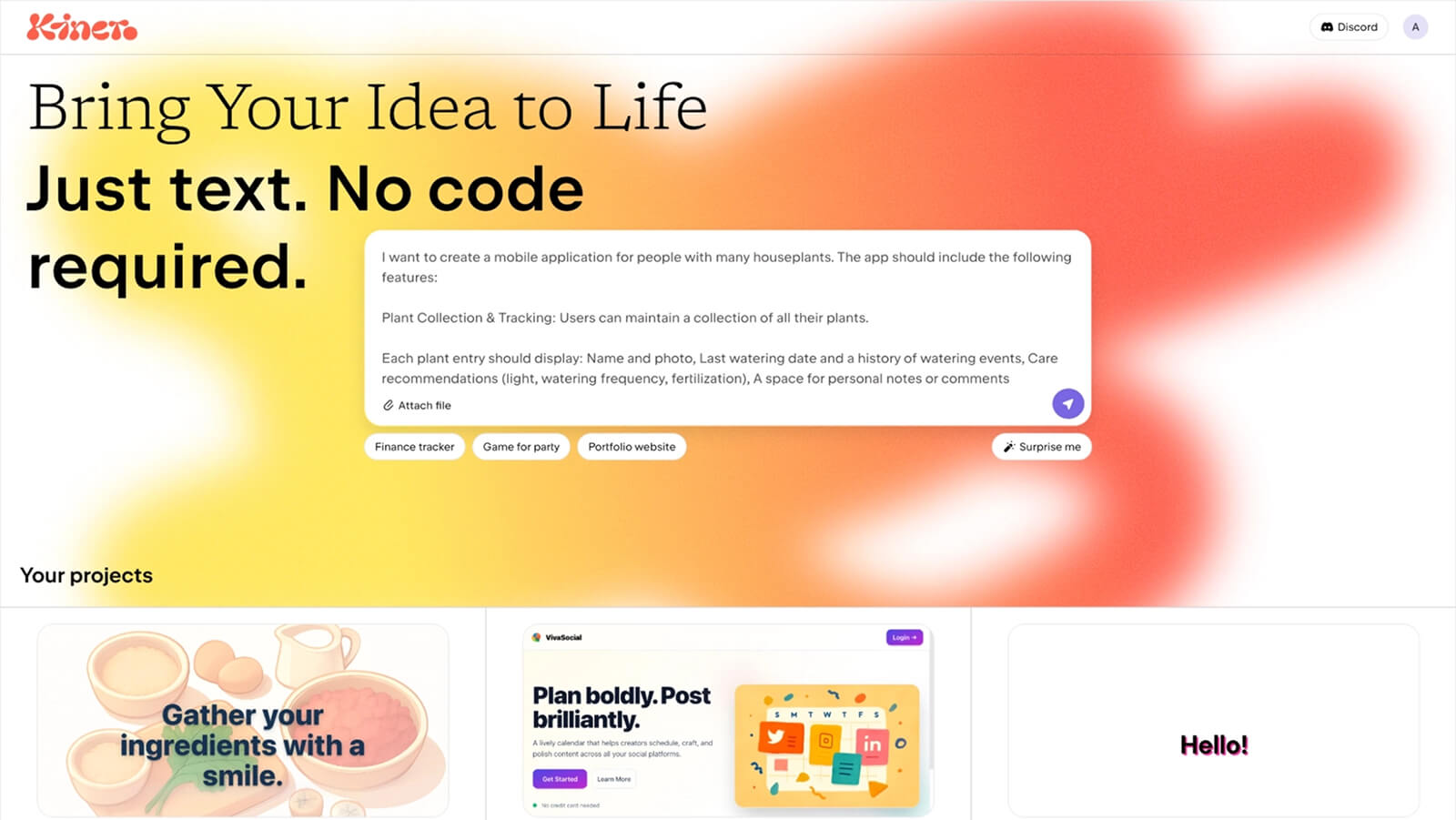 Kineto screenshot