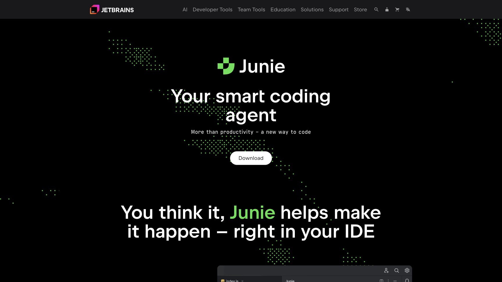 Junie screenshot