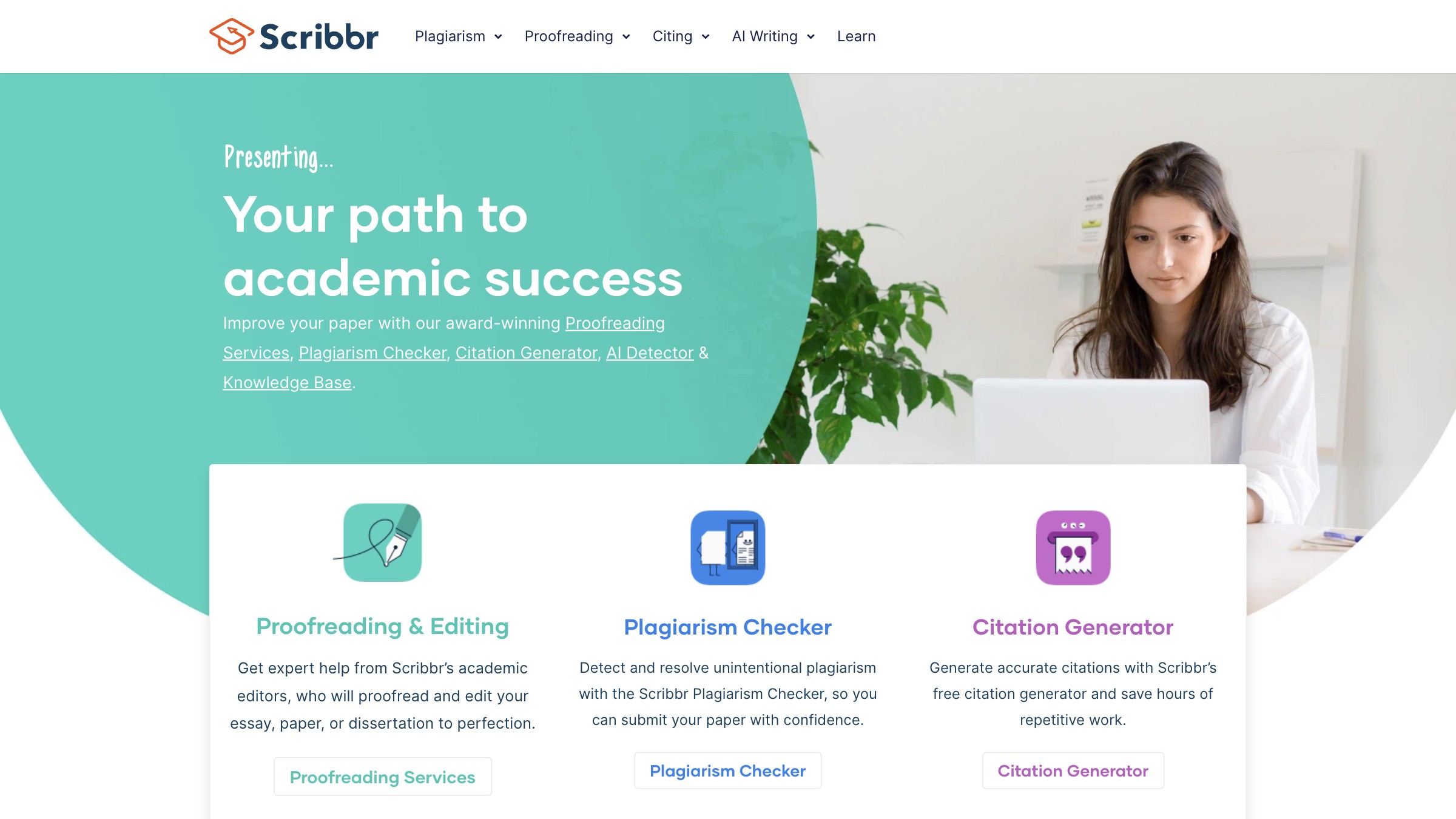 Scribbr screenshot