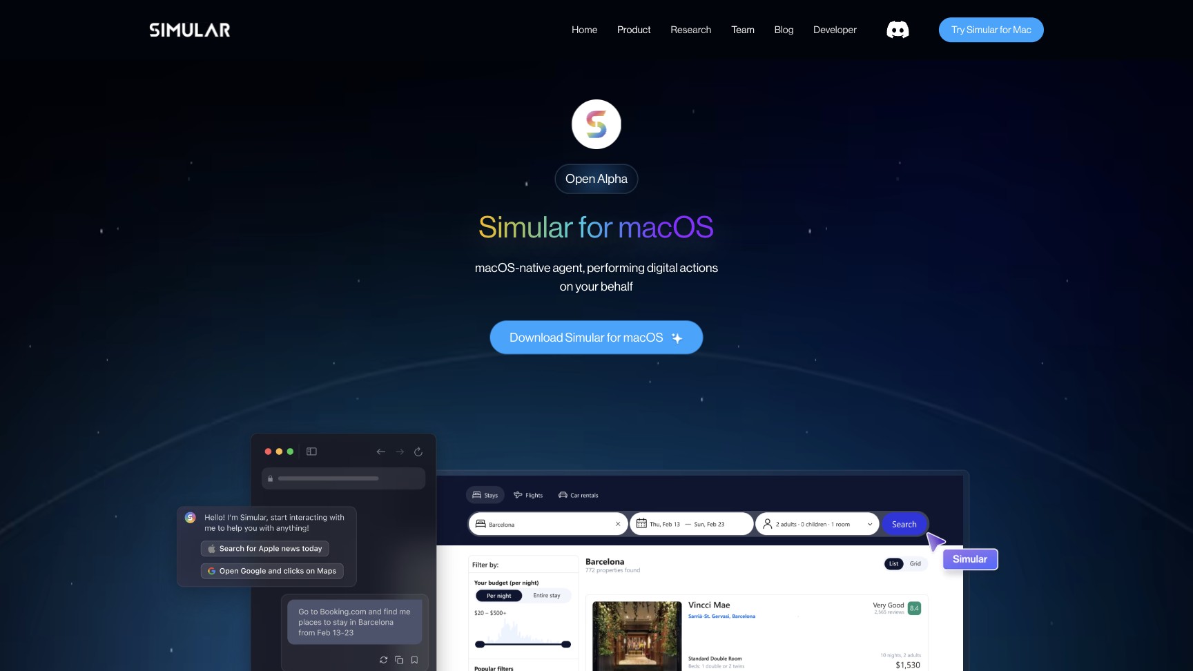 Simular screenshot