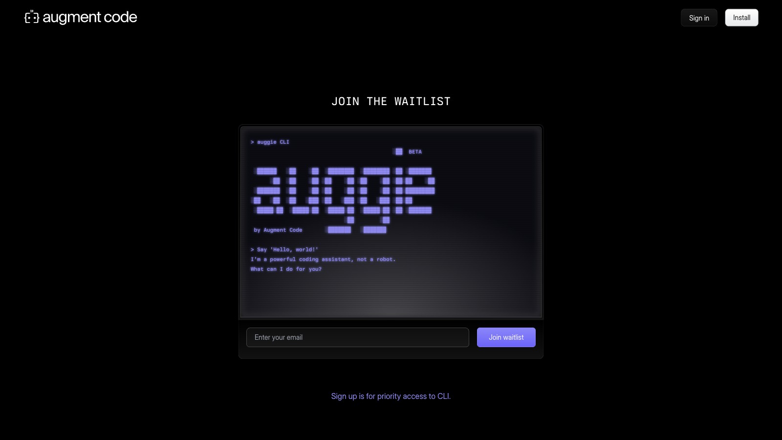 Augment 推出 Auggie：首个“自主行动”的终端级 AI 开发智能体，本地到 CI/CD 全流程打通配图